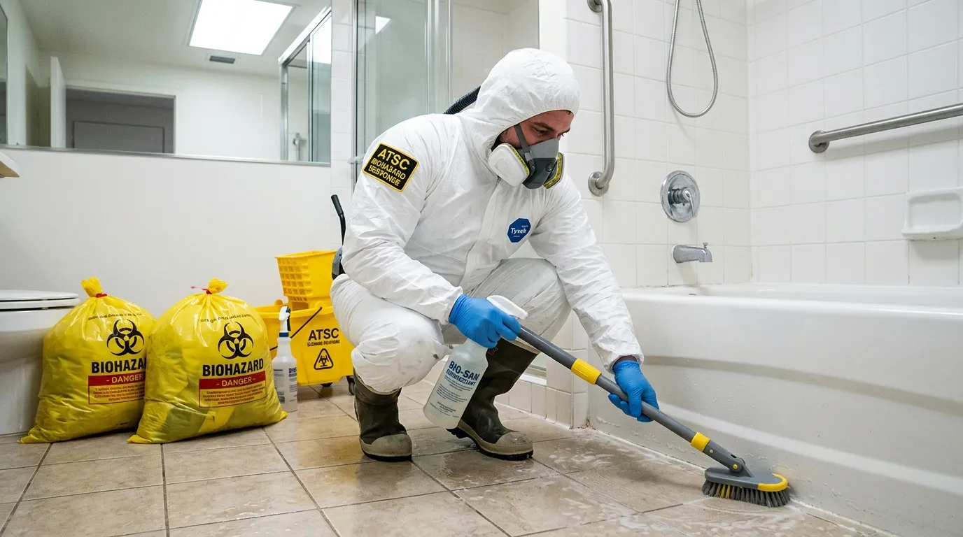 Decontamination equipment deployed for Blood Cleanup in Minneola